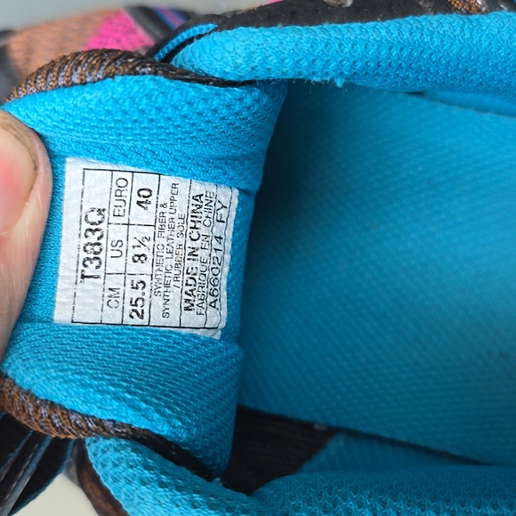 ASICS Gel Venture 4 Trail Multicolor Vibrant Running Shoes Sneakers sz 8.5 EU 40 - Picture 4 of 6